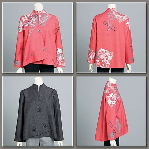 Vogue Katherine Tilton V8654 Sewing Pattern 8-10-12-14 Jacket Sewing Pattern - Picture 7 of 8